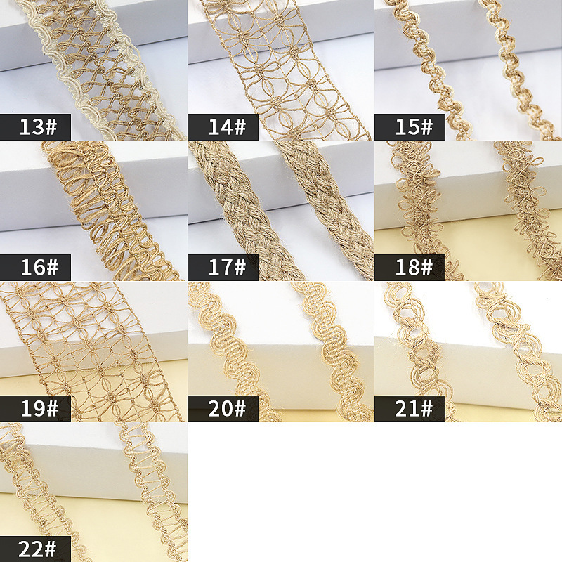 直供27種類の麻糸麻縄の花の縁にdiyの手作りのアクセサリーのリボンの服の帽子の材料のアクセサリーのレースを持っています。|undefined