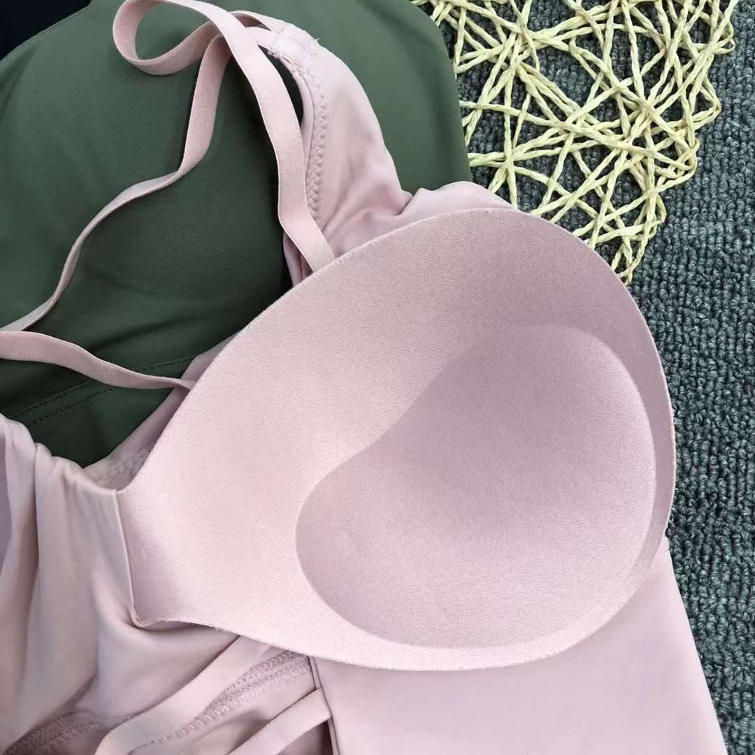 Nueva Seamless alta elástico Sling belleza de las mujeres chaleco inalámbrico yoga sujetador ropa interior deportiva al por mayor