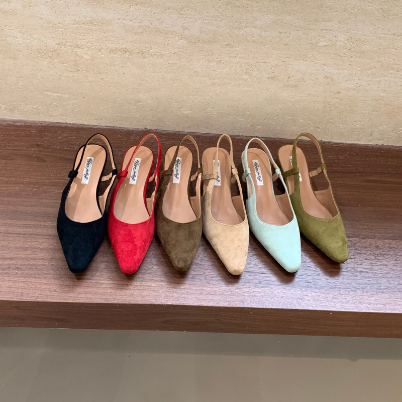 2026 Spring/Summer French-Style Elegant Kitten Heel Suede Black Closed-Toe Sandals Fairy Shoes Red High-Heeled Pumps 2026 Spring/Summer French-Style Elegant Kitten Heel Suede Black Closed-Toe Sandals Fairy Shoes Red High-Heeled Pumps