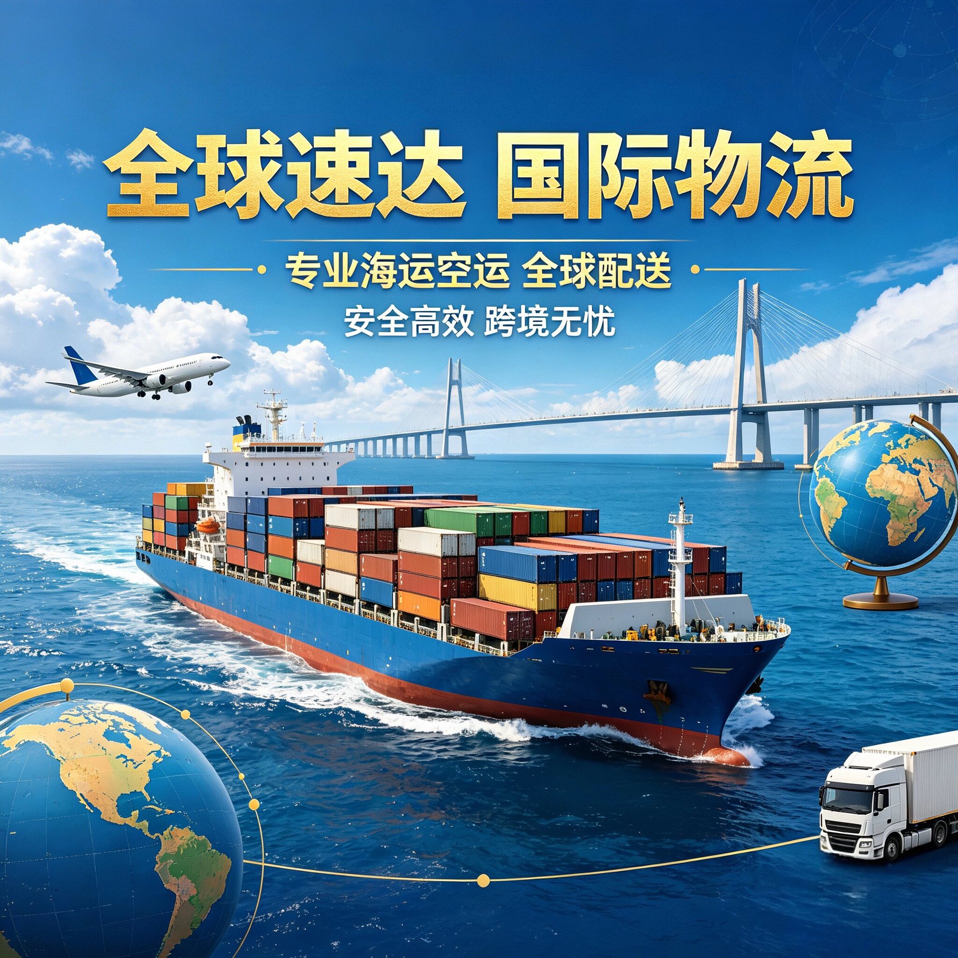 国际专线跨境物流加拿大专线空运货代集运移民私人物品海运物流