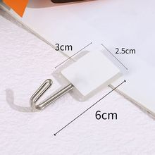 厂家批发透明无痕挂钩亚克力DYI强力粘钩免打孔挂钩承载力极强挂