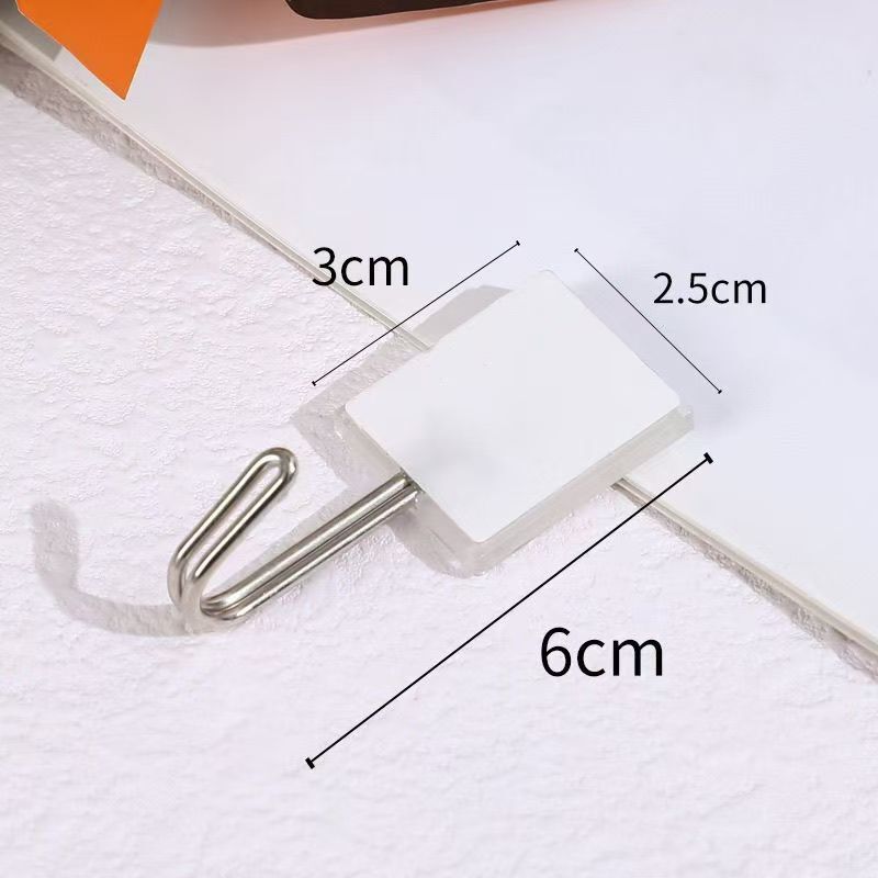 Manufacturer Wholesale Acrylic Hooks DIY Strong Adhesive Hooks No Need for Drilling with Extremely Strong Load-Bearing Capacity Strong Adhesive Hooks