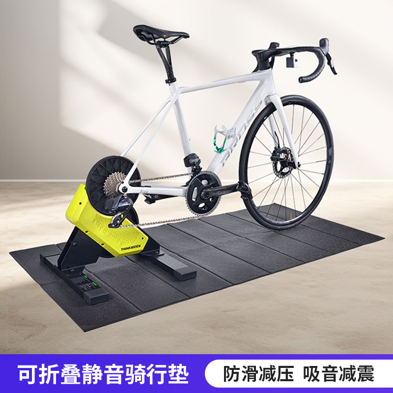 折叠跑步机垫健身房器械设备垫工厂可定制加厚防滑防震隔音骑行垫