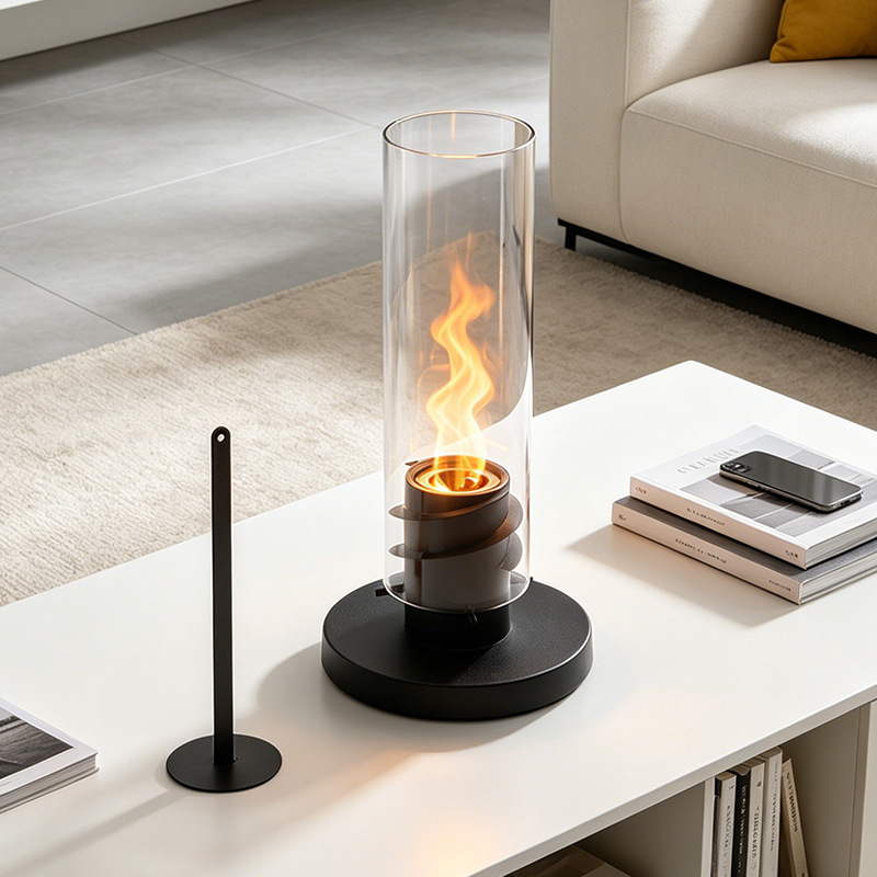 Desktop Fireplace Real Flame Tornado Rotating Flame Stove Restaurant Ambiance Alcohol Lamp Fireplace Fire Viewing Heating Stove Desktop Fireplace Real Flame Tornado Rotating Flame Stove Restaurant Ambiance Alcohol Lamp Fireplace Fire Viewing Heating Stove