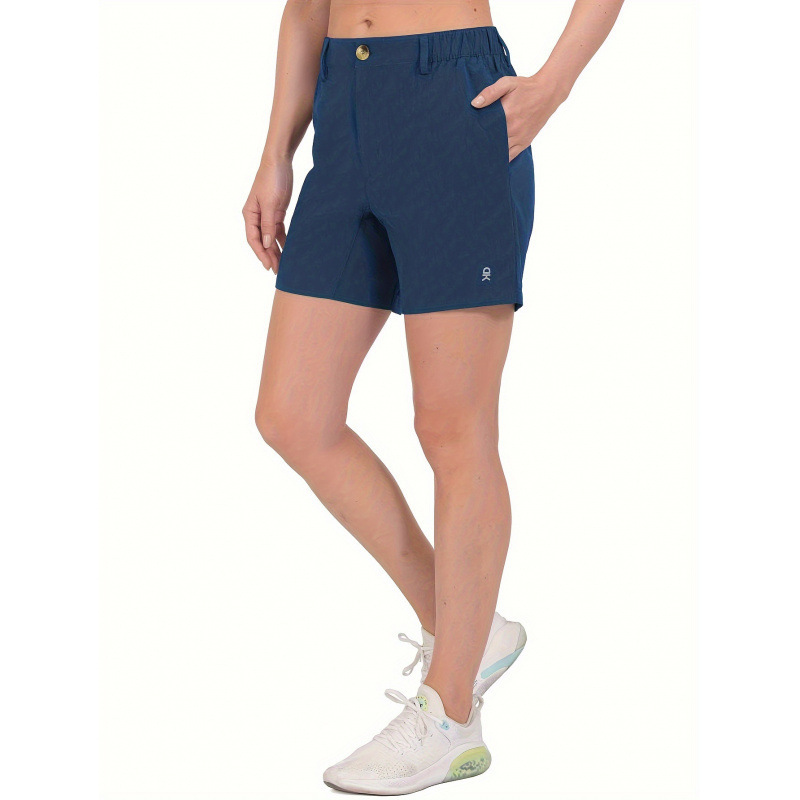 2026 Cross-Border New European and American Women's Bermuda Quick-Drying Lightweight Stretch Golf Shorts