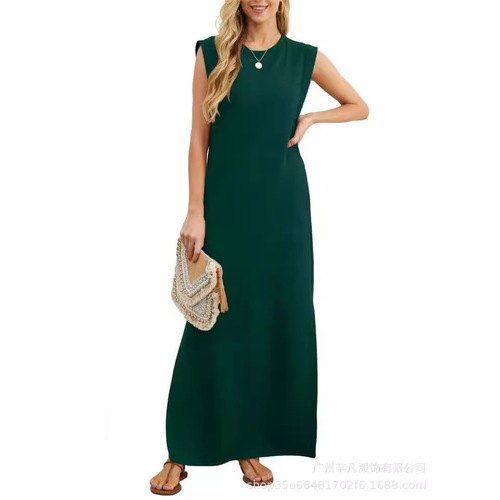 Ladies Summer Casual Loose Long Dress