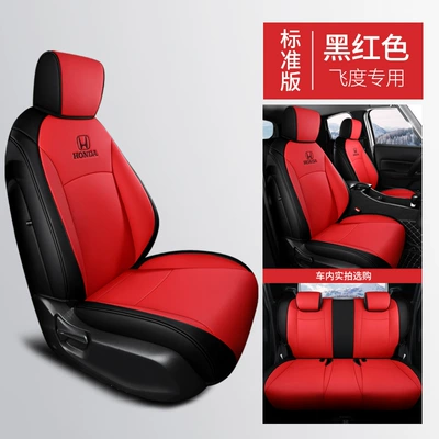 Middle Leather Seat Cover, Modelə uyğun (Original) oturacaq örtükləri - black-red-standard-edition-remarks-model-year-middle-leather
