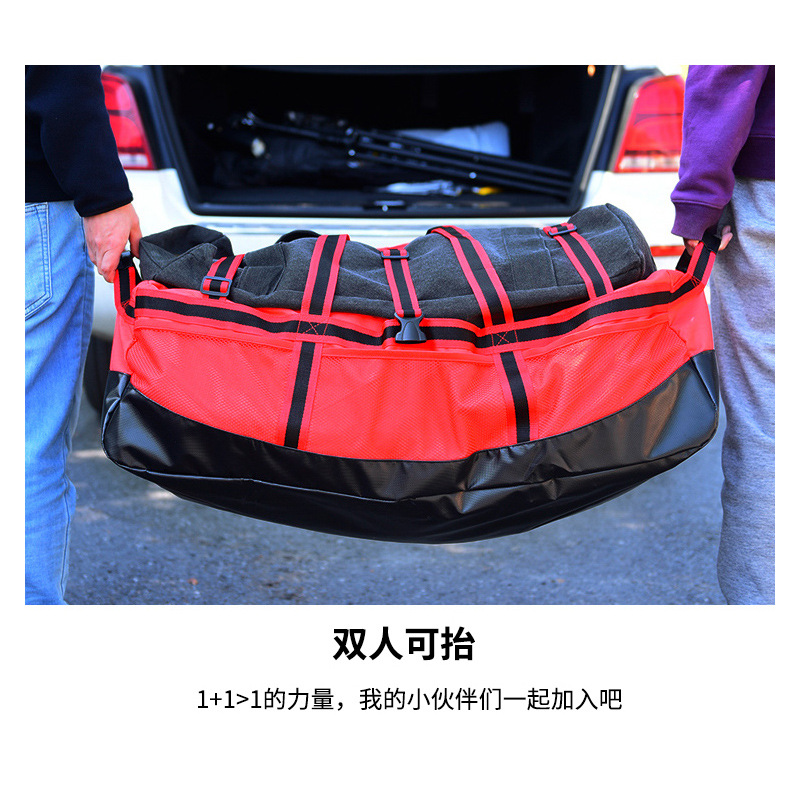 (2개) 메가 대형 트렁크 자동차 팩 텐트 저장 가방 길고 짧은 거리 장비 방수 팩 제조 업체 도매 판매