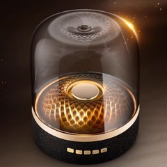 華強哈琉璃第4世代BluetoothスピーカーTWS重低音ホームステレオ内蔵バッテリー屋外ポータブル
