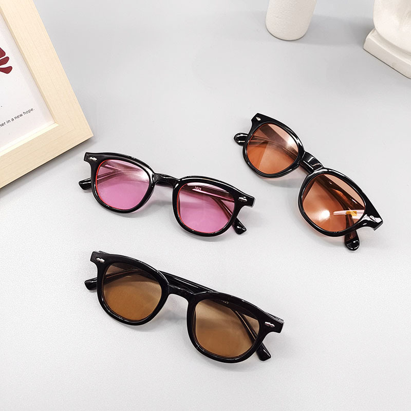 Outdoor Occasion New Black Frame Transparent Color Children's Sunshade Sunglasses