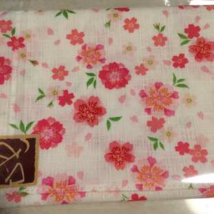 Wristband Handkerchief Wrapped Bamboo Style Japanese Style Handkerchief Cotton Gift Green Leaf 35cm Cherry Blossom Furoshiki for Women