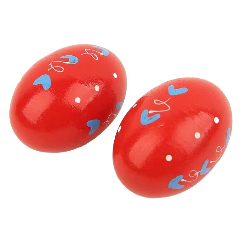 Sand egg Orff music teaching aids kindergarten early education toys children's source factory direct spot wooden sand ball