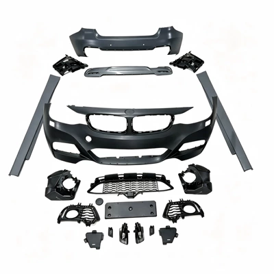 F34 modification, MT front bumper, Big Surrounded - mt-front-and-back-sides