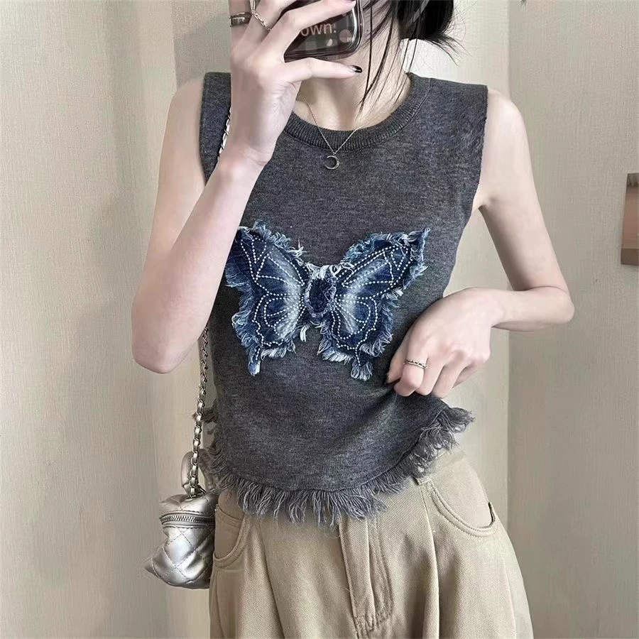 Summer bra top, short T-shirt sleevless, lifting effect