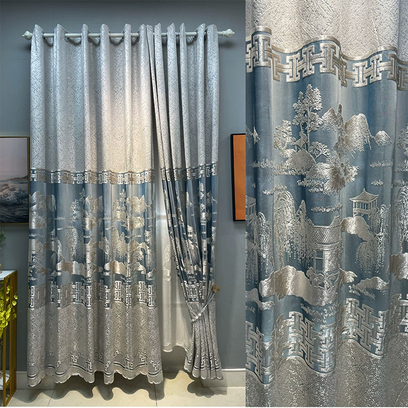 Бархатная ткань Sansui, коллекция 2023, китайский стиль