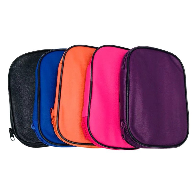 Rojo bordado tejer herramientas traje color metal hierro aluminio ganchillo 22 Acero inoxidable aleación de aluminio ganchillo bolsa traje