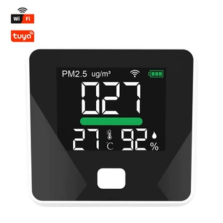 高精度PM2.5检测仪 家用车载便携式空气监测仪 实时数显雾霾检测