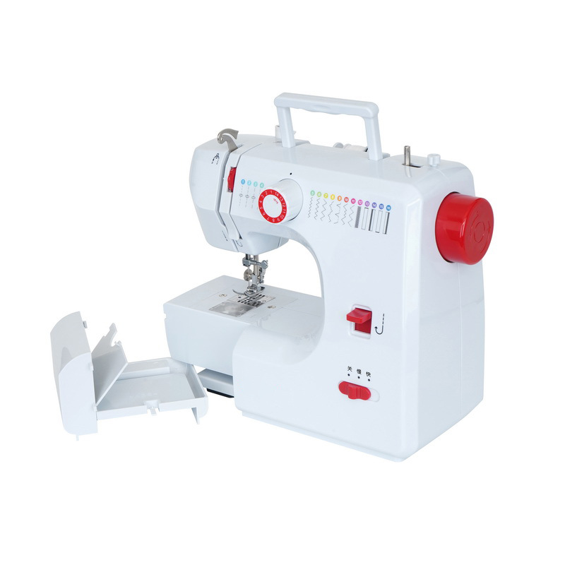 芳华新品FHSM-700多功能16线迹缝纫机迷你便携式锁边家用缝纫机