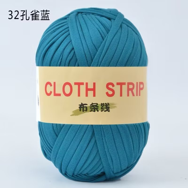 Gran gancho de línea de tela muñeca zapatillas de almacenamiento cesto cojín manta ganchillo DIY material casero tela gruesa trenzado