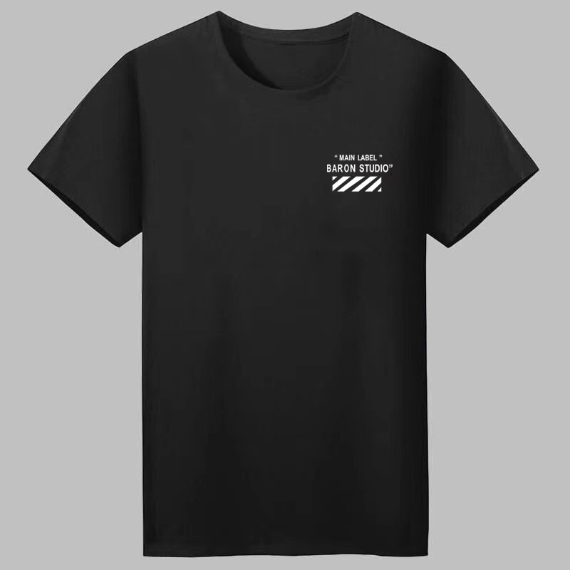 Camiseta de los hombres de verano de moda cómodo suéter estudiante superior estilo coreano slim fit manga corta todo partido simple hombres