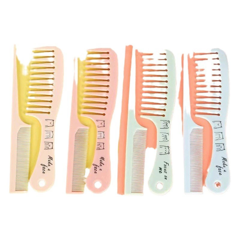 Многоцветная доступная Студенческая расческа, независимая упаковка, пластиковая Бытовая красота и парикмахерское дело, два юаня, поставка двух юаней