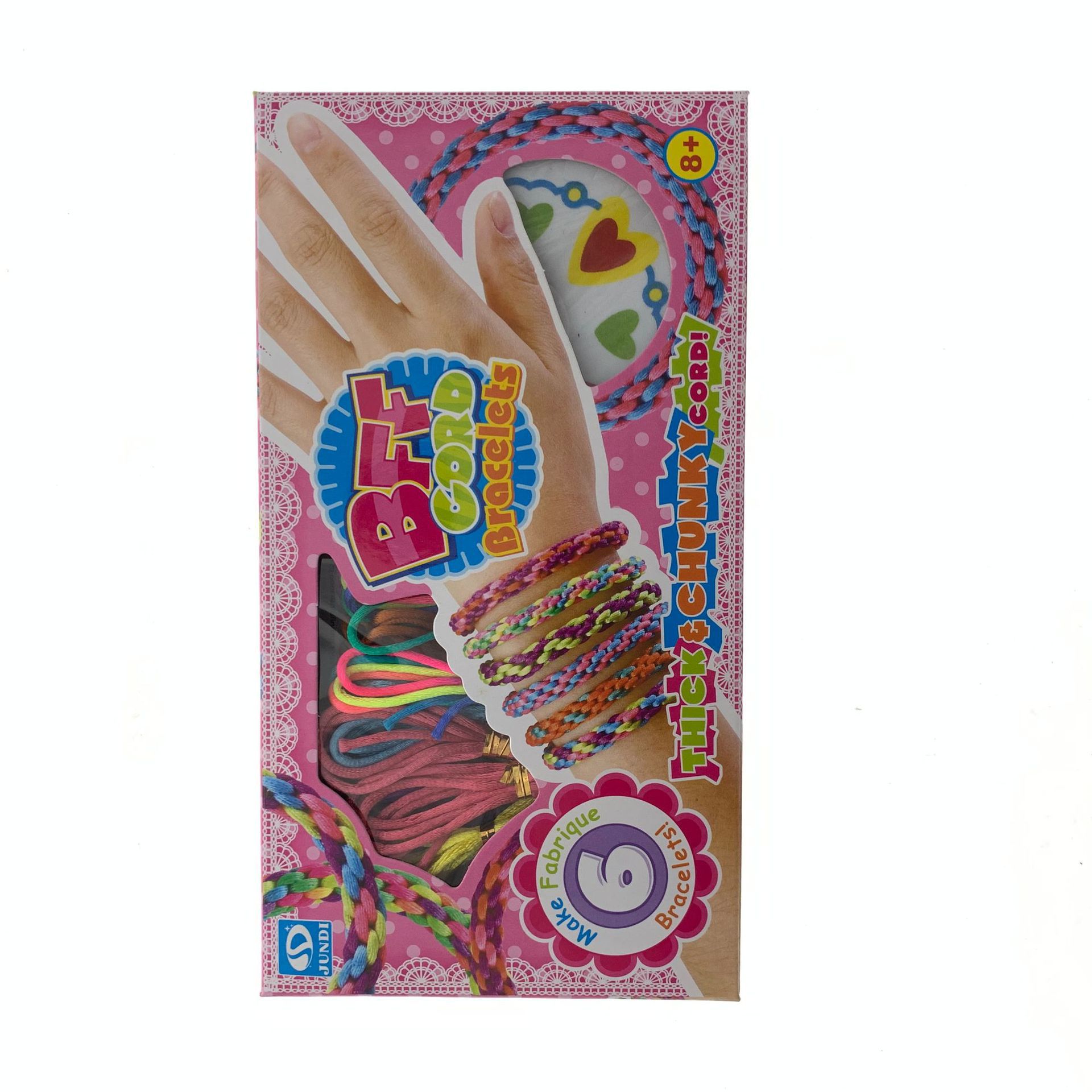 Pulsera de bricolaje para niños transfronterizos cuentas sueltas pulsera tejida juguete creativo cuerda hecha a mano con cuentas cuerda joyería Niña