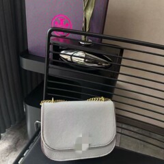 蓓蓓尚品2025新款时尚小众重工链条马鞍包百搭单肩斜挎潮流女包包