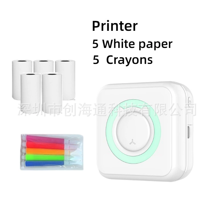 #Portable Mini Printer Portable Wireless Thermal Photo Printer Pocket Student Mini