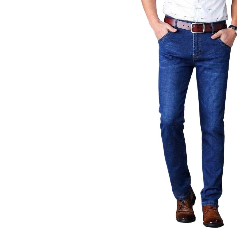 2025 nuevo estilo elástico más terciopelo grueso de cintura alta jeans de hombre recto suelto ropa de puesto de hombre joven
