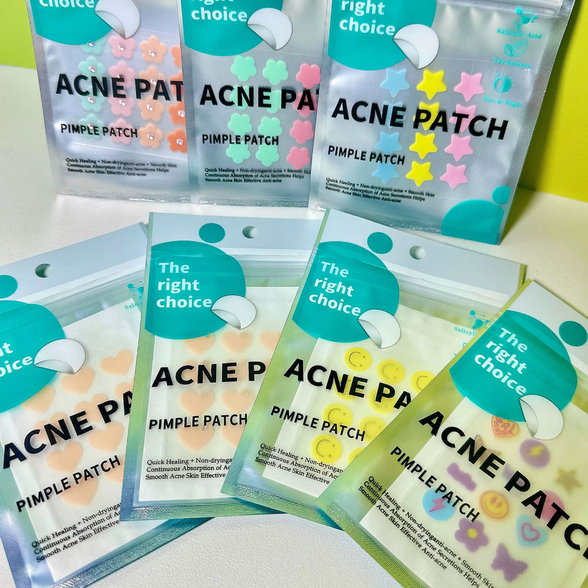 П patches от акне, основа от черных пятен, (посредничество через границу), 3 цвета