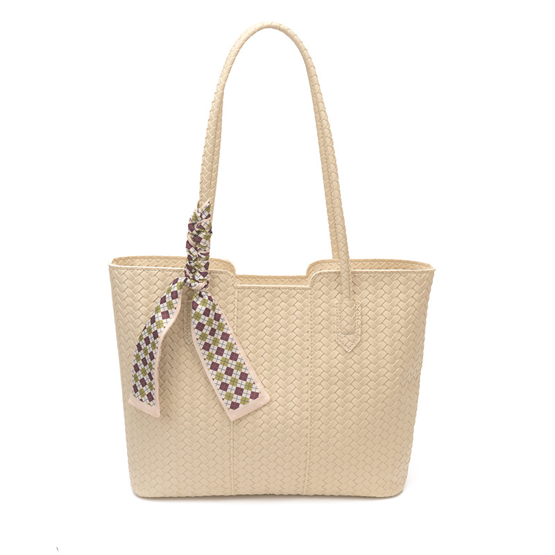 Bolsa de viaje de alta calidad para mujeres 2026 nueva moda transfronteriza de moda tejida exquisita de gran capacidad bolso de hombro