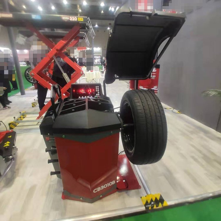 Máquina automática de equilibrio de neumáticos de coche instrumento de equilibrio de ruedas equipo de mantenimiento de automóviles se puede exportar