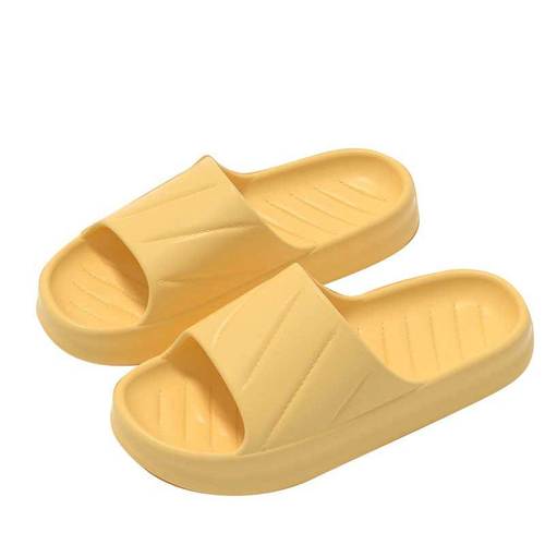 eva solid color thick slippers for women summer indoor home household couple bathroom bathing soft bottom sandals for men