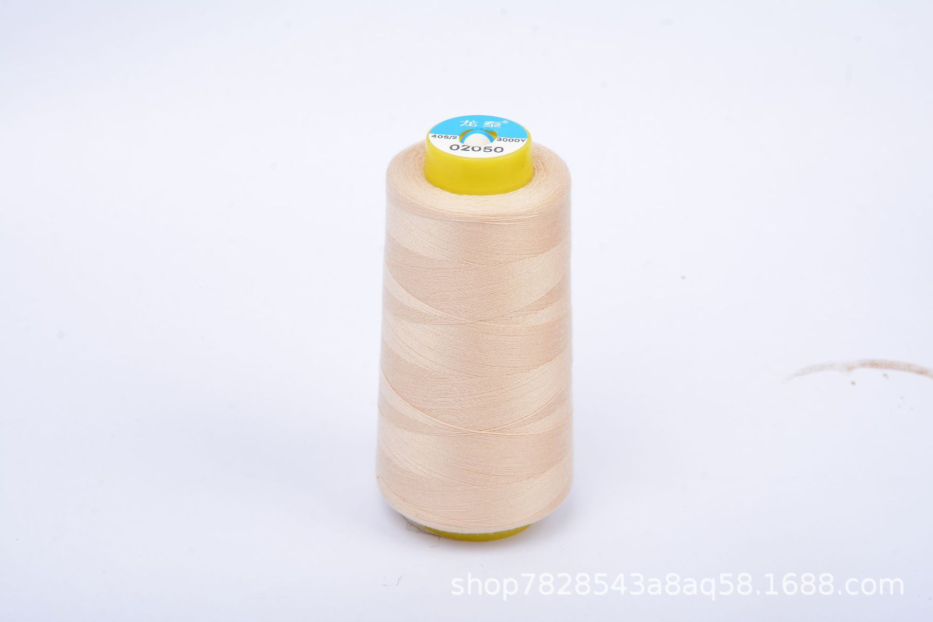 402 Liu Qing 3000 yardas línea de costura serie marrón línea especial de fábrica de ropa línea de máquina de coser de alta velocidad