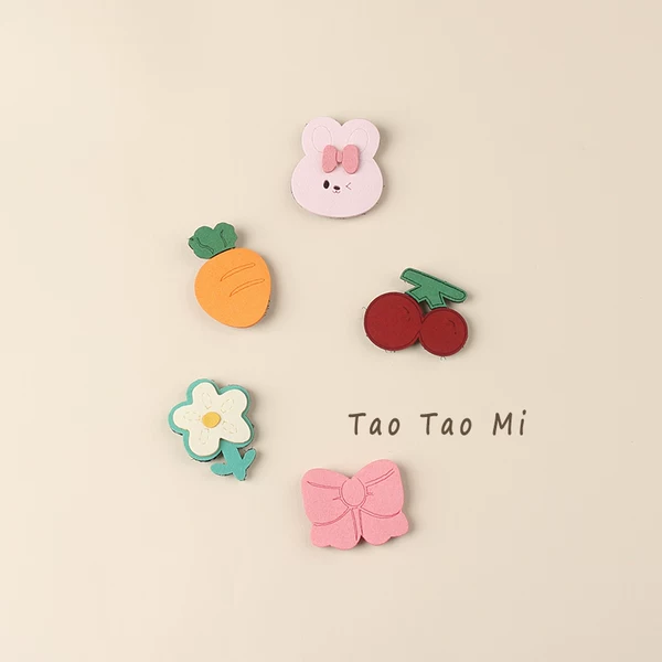 Girls' hair-friendly magic tape cute cartoon baby hair clips children's bangs stickers hair accessories for infants and toddlers