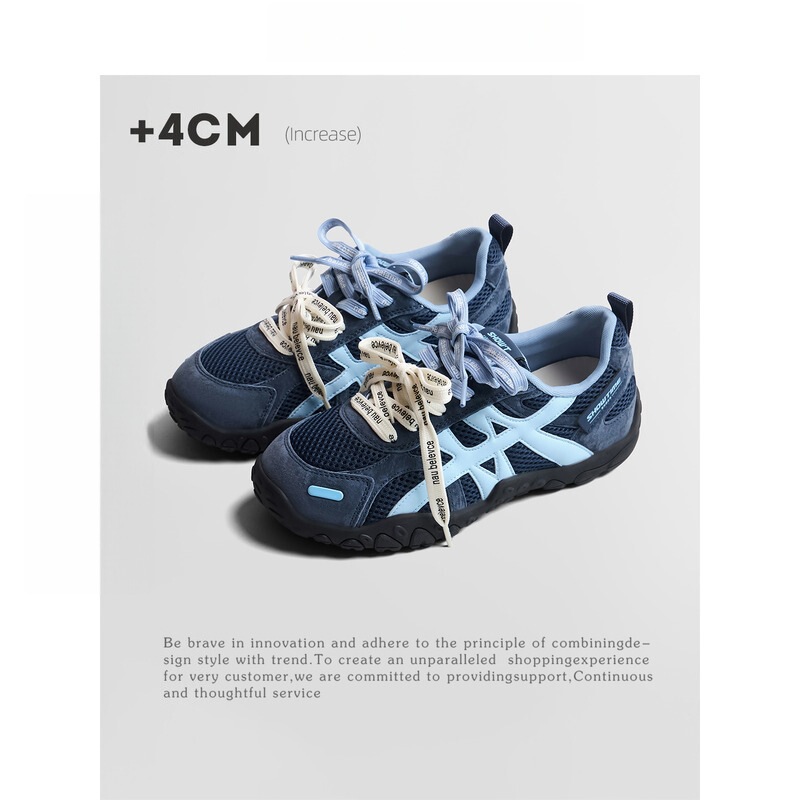 Cowhide Version ~ German Training Shoes, Retro Korean Style Color-Blocked Mesh Breathable Double Shoelaces, Versatile Casual Sports Forrest Gump Shoes for Women