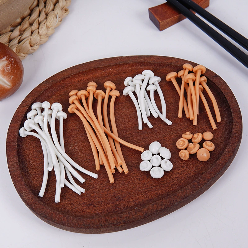 Моделирование овощных грибов эноки соломенных грибов пищевая модель