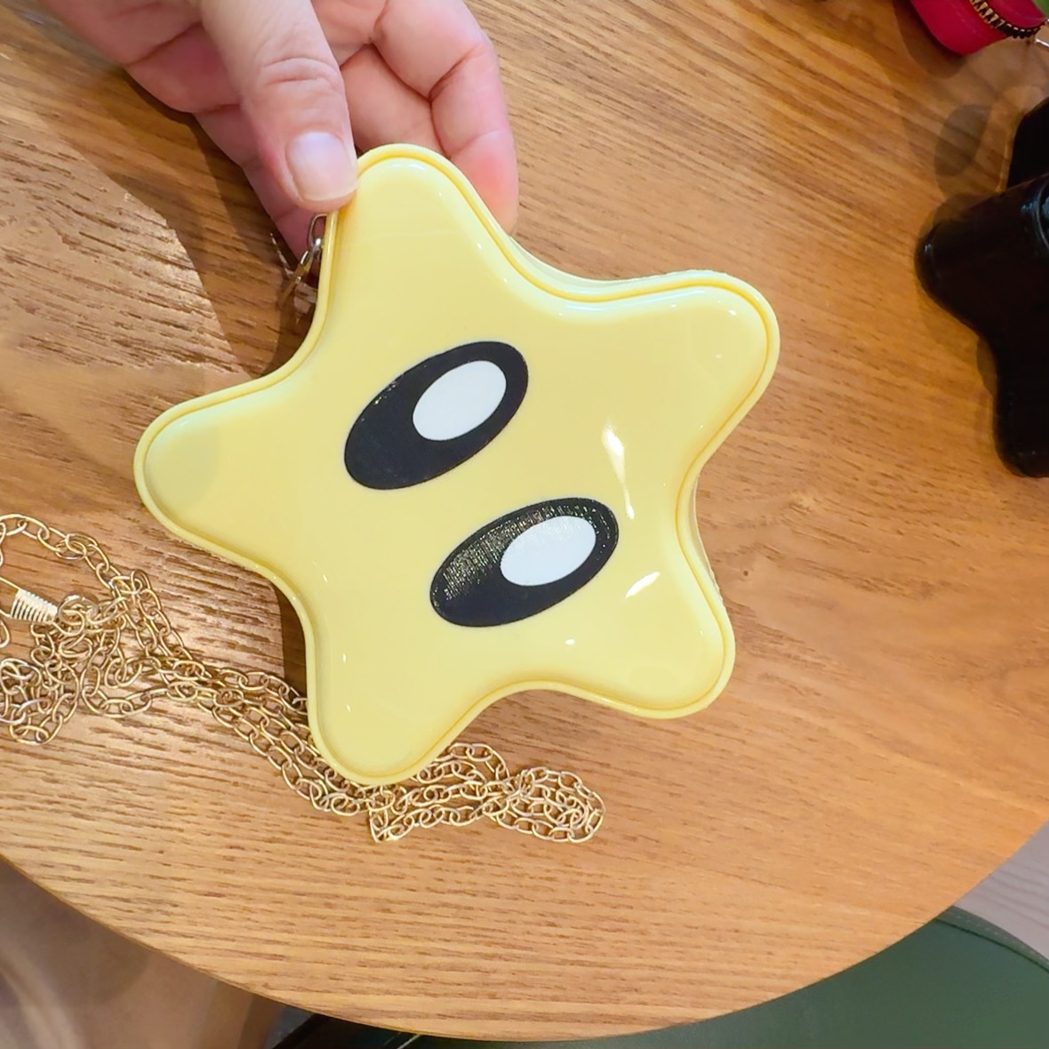The 2025 new star bag, cute cartoon Guka bag, girls' crossbody bag, fashionable chain bag and girls' pvc bag undefined