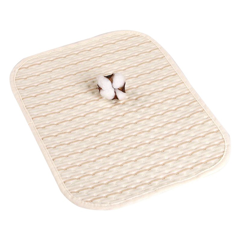 Almohadilla de pañal para bebé impermeable lavable puro algodón transpirable bebé recién nacido a prueba de fugas almohadilla de tía de algodón de color grande