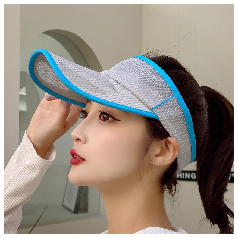 Summer Visor Hat For Women And Men Quick Drying Mesh Sun Hat_voghion.com