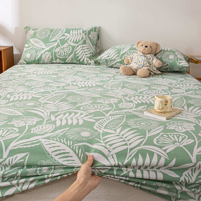 두꺼워진 낡은 거친 천 매트와 시트-꽃향기