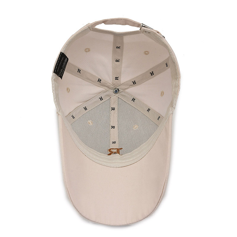 Frühling und Herbst Neue Koreanische Ausgabe Vereinfachte R-Label Ente Zunge Outdoor Sport Sonnenschutz Weiblichen Buchstaben Baseball Hut_voghion.com