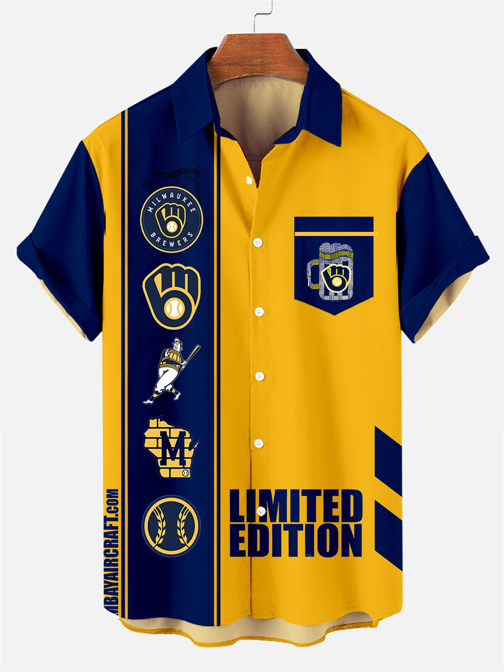 Nuevo producto Camisa 3D Tendencia Comercio exterior Camisa corta digital Fruit Manga corta Camisa de hombre con estampado transfronterizo 2024 Tropical