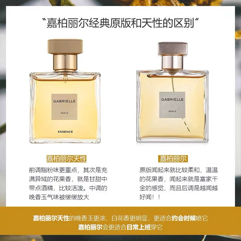 【防伪可查】嘉柏丽尔天性清新之水大牌香水女性持久留香100ml|undefined