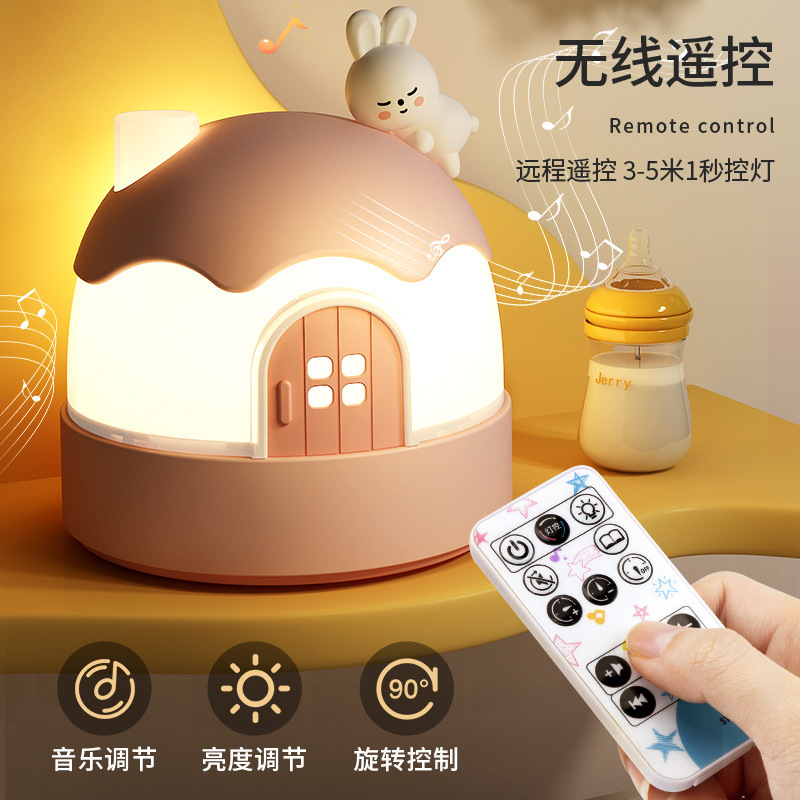 Internet-Famous Starry Sky Lamp Music Box Children's Birthday Gift Toy Rechargeable Bedroom Ceiling Starry Sky Projector