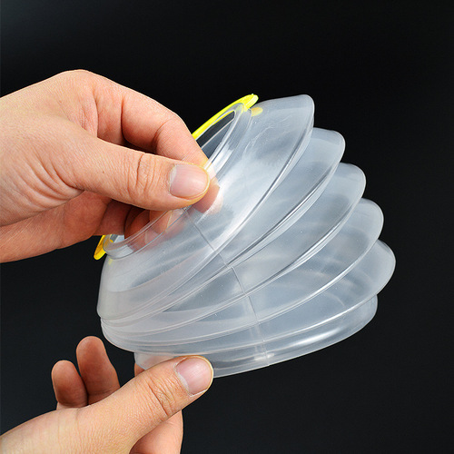 Plastic folding bucket art transparent compressed pen washer portable telescopic bucket sponge paint painting bucket