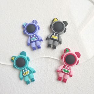 Pvc Soft Glue Large Astronaut Accessories DIY Mobile Phone Case Material Car Accessories Shoe Buckle Decorative Water Cup Refrigerator Patch