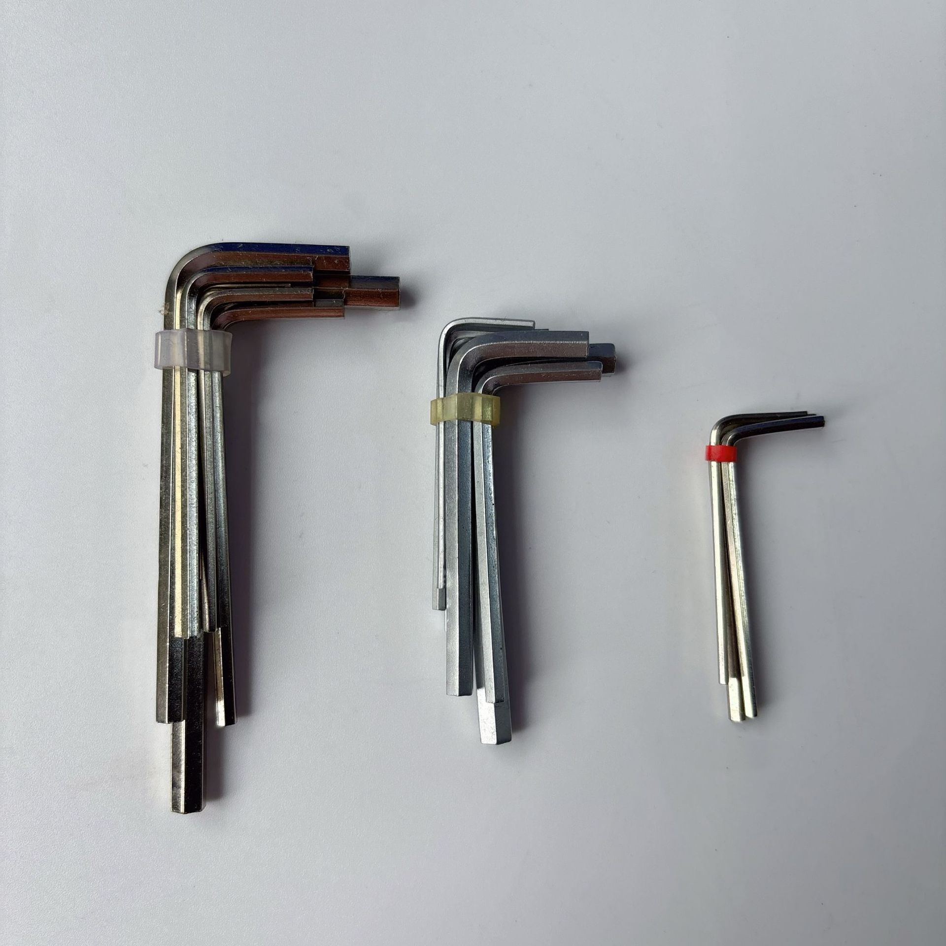 日隆销售内六角扳手六角匙镀镍加硬L型3PC7PC8PC组套工具用品