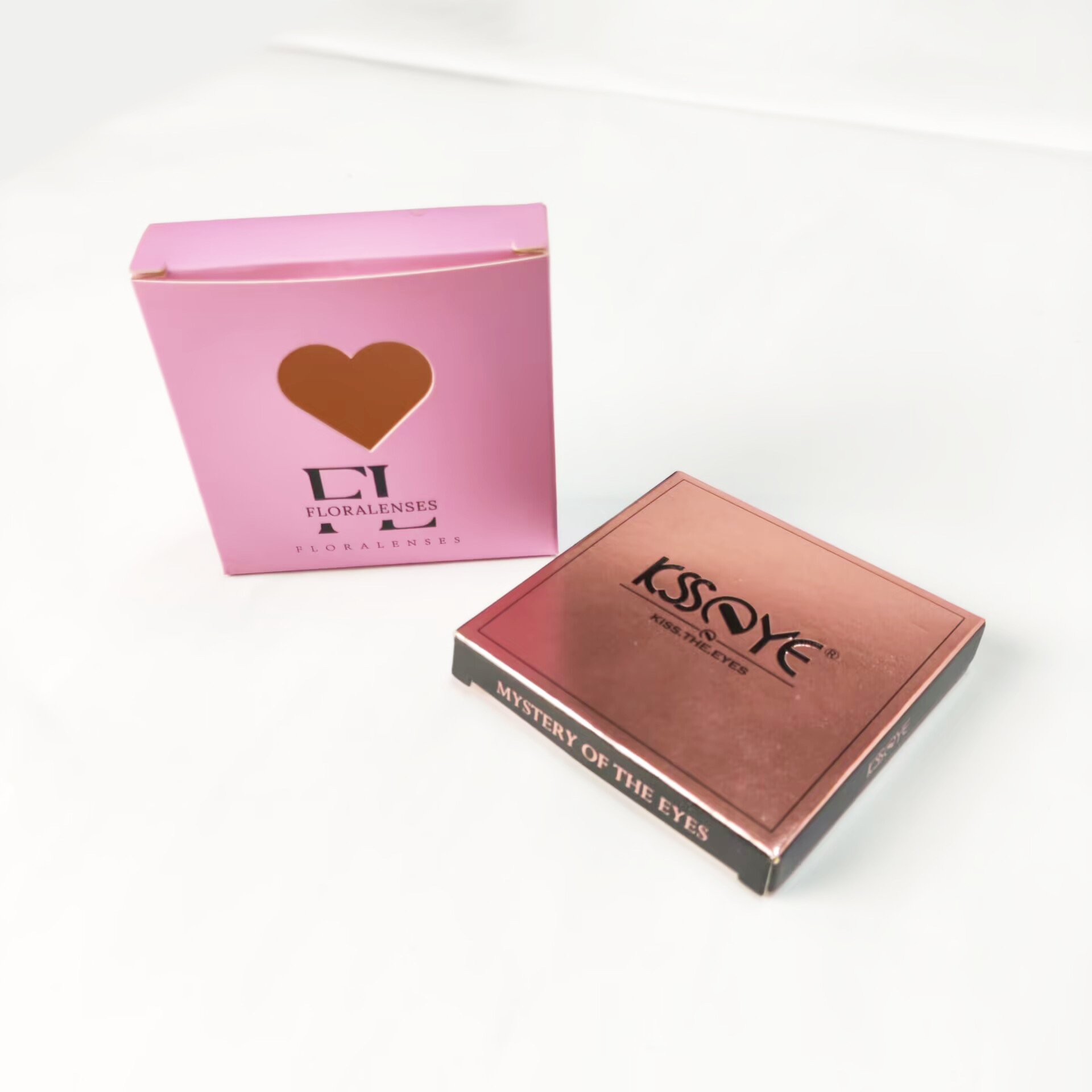 弘跃包装盒定 制工厂设计标志化妆品化妆品隐形眼镜包装盒