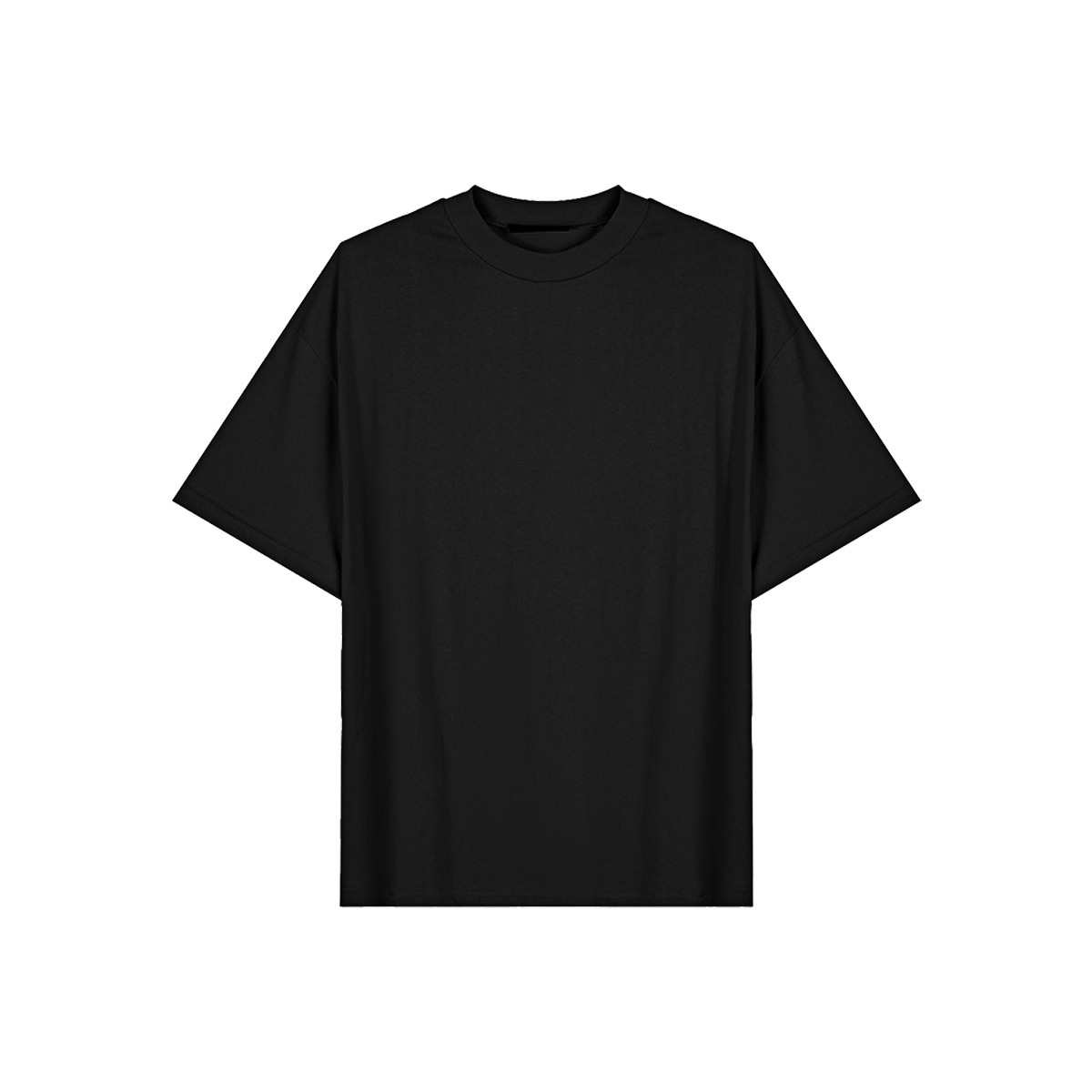 2024 primavera y verano ropa de hombre pesada marca de moda de manga corta adolescente suelta camiseta de hombre puro algodón ropa de mujer